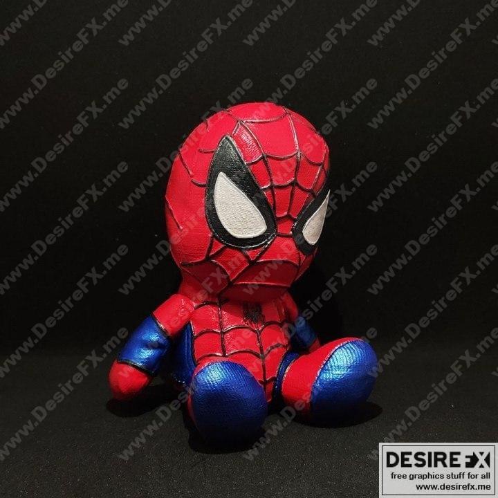 蜘蛛侠3D打印玩偶模型|Spider-Man Doll Decimated – 3D Print Model