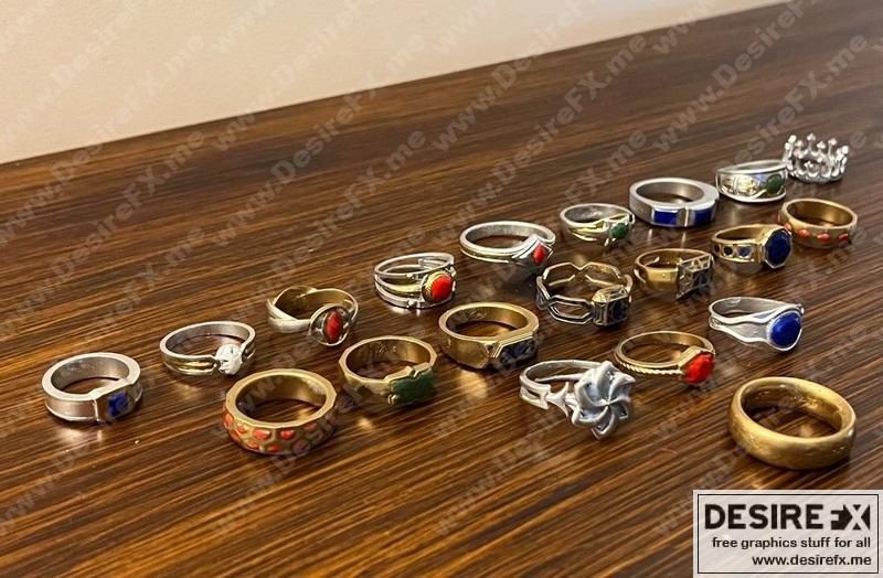 中土世界：权力之环 3D打印模型|The Rings of Power – 3D Print Model