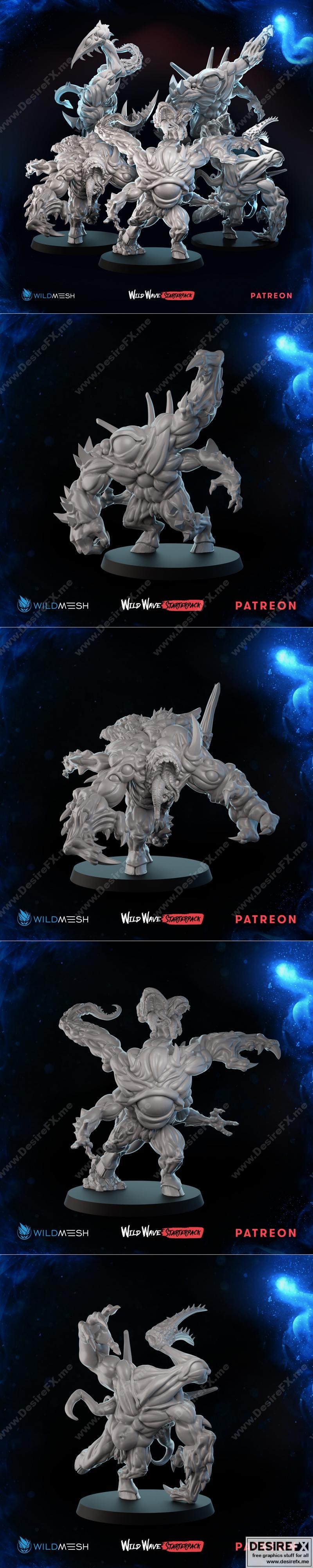 WildMesh – 乱流之刺 – 3D打印模型|WildMesh – Stings of Chaos – 3D Print Model STL