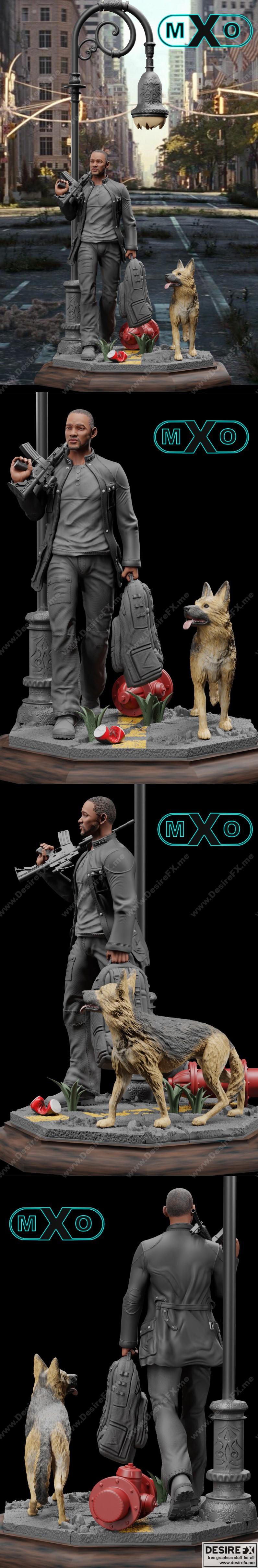 独行侠3D打印模型|I am legend – 3d print model