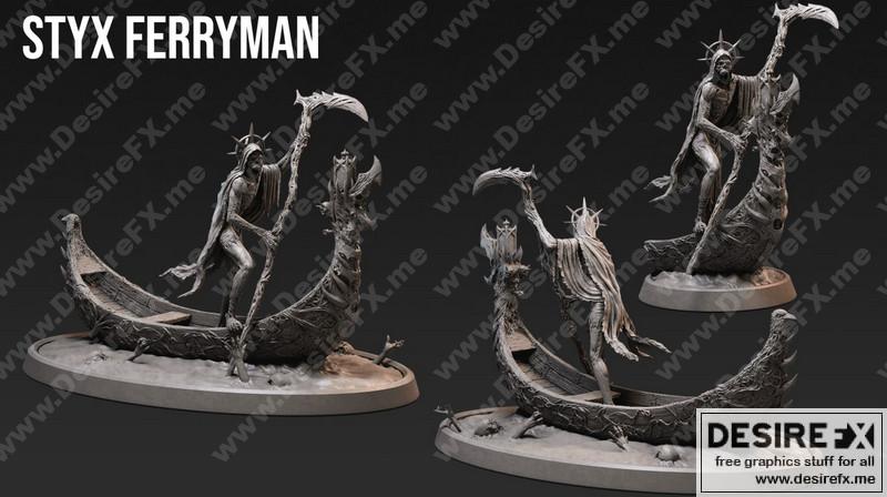 洛特工作室 平行世界巡航 斯蒂克斯渡船人 3D打印模型|Loot Studios Planar Cruise Styx Ferryman – 3D Print Model STL