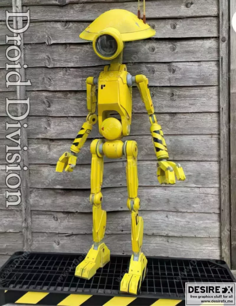 Pitdroid – 3D打印模型：机械战士设计蓝图|Pitdroid – 3D Print Model STL