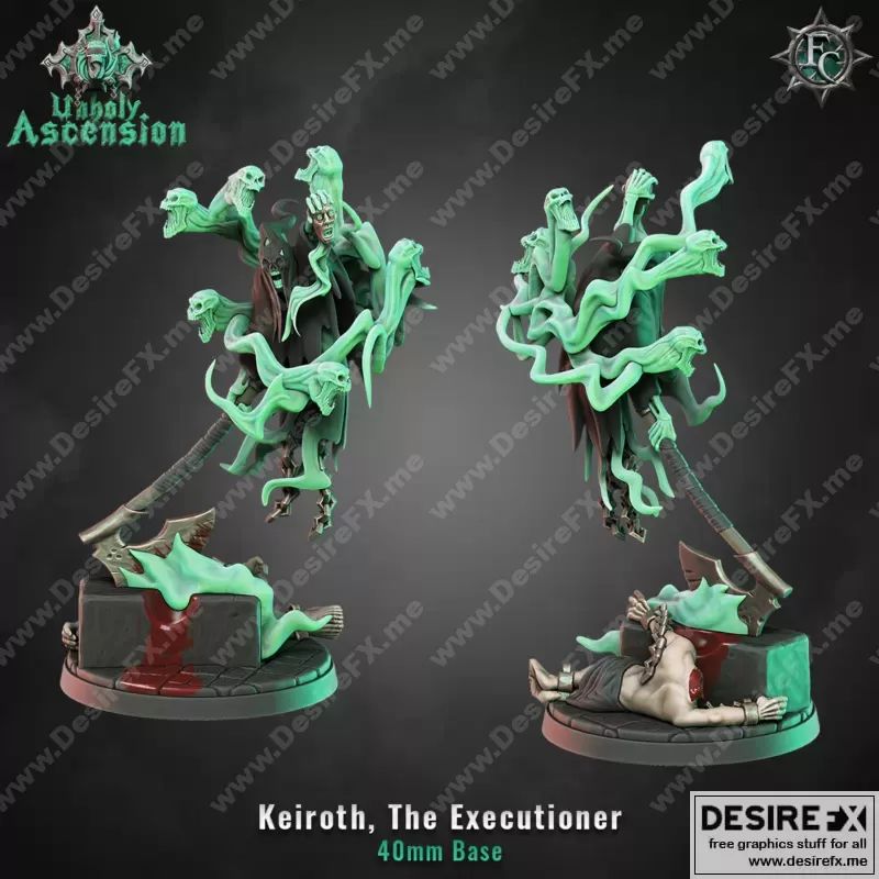 Keiroth，执行者——3D打印模型|Keiroth, The Executioner – 3D Print Model STL