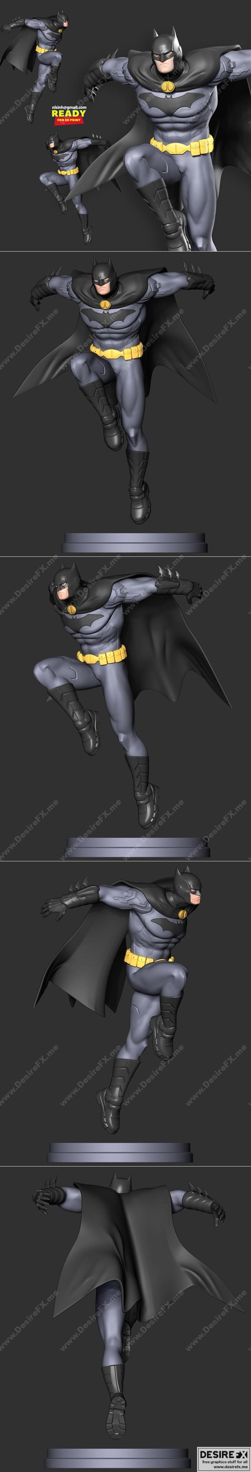 蝙蝠侠2021粉丝艺术3D打印模型|The Batman 2021 Fanart – 3D Print Model STL