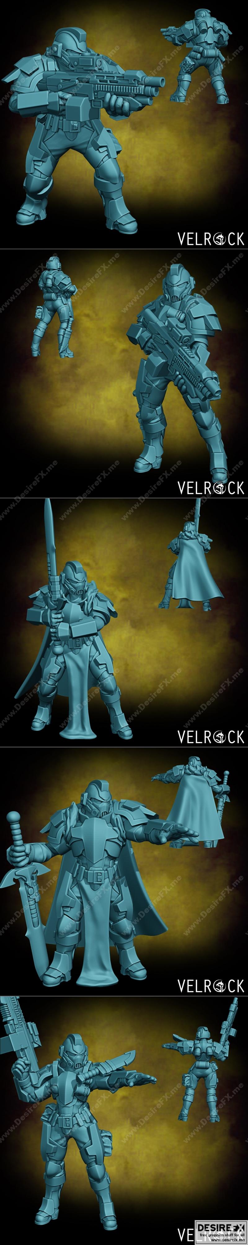 Velrock Art - 暴风雨守卫骑士团 3D打印模型|Velrock Art – Tempest Guardsmen Knights Order – 3D Print Model STL