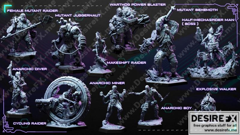 洛特工作室 核爆荒野 3D打印模型|Loot Studios Nuclear Wasteland – 3D Print Model STL