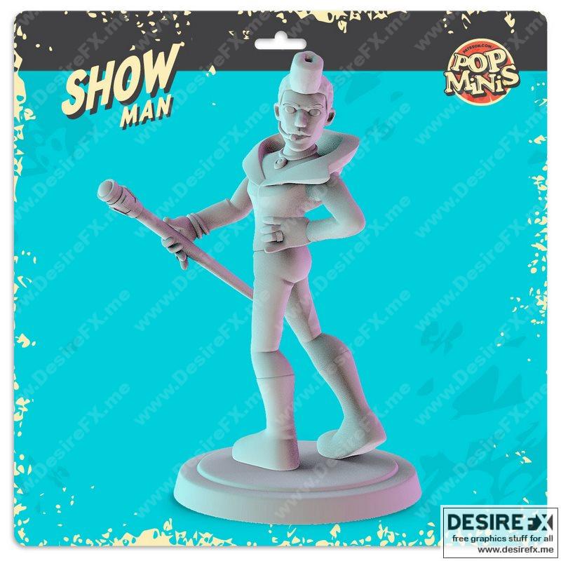 Pop Minis – Showman – 3D打印模型|Pop Minis – Showman – 3D Print Model