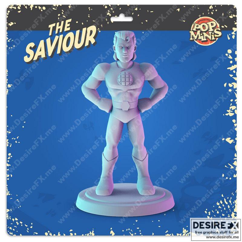 Pop Minis - The Saviour - 3D打印模型|Pop Minis – The Saviour – 3D Print Model