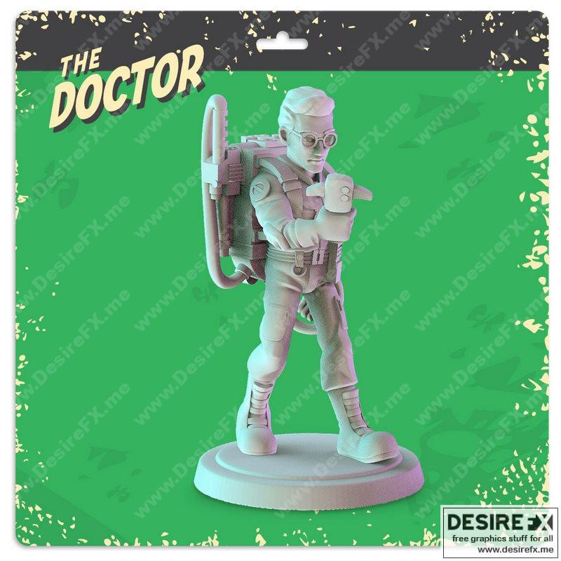 Pop Minis – 《星际迷航》——博士 3D打印模型|Pop Minis – The Doctor – 3D Print Model