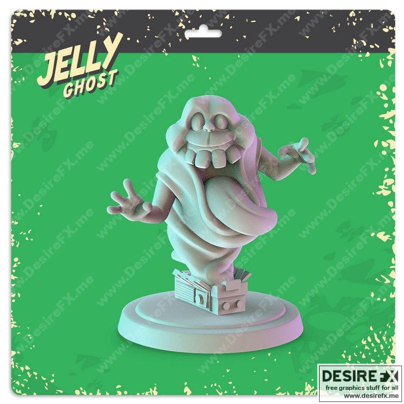 Pop Minis - 胶质幽灵 - 3D打印模型|Pop Minis – Jelly Ghost – 3D Print Model