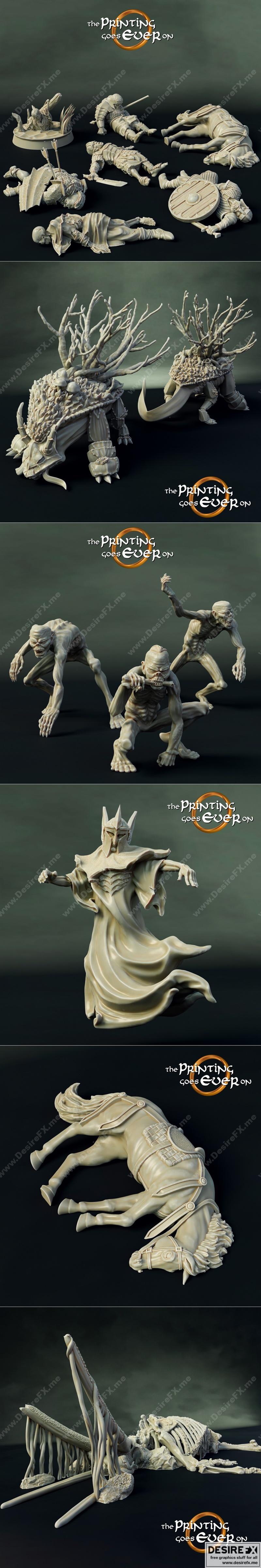 第24章 被遗忘的沼泽——3D打印模型|Chapter 24 – The Forsaken Marshes – 3D Print Model STL