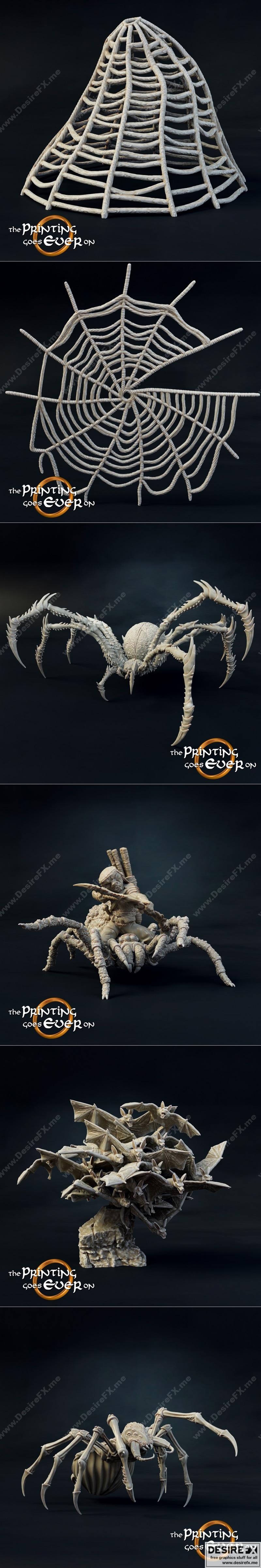 章节22——群母巢穴——3D打印模型|Chapter 22 – Lair of the Brood Mother – 3D Print Model STL