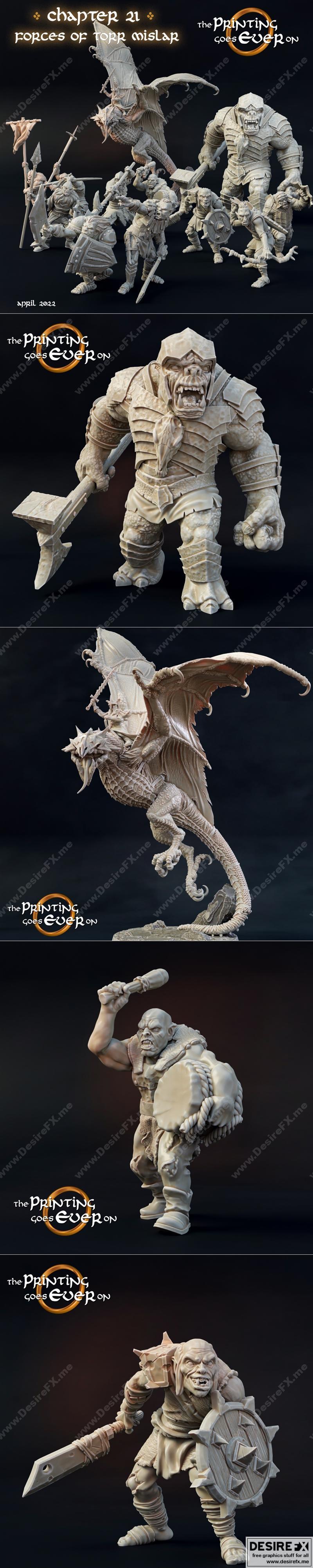 第21章 汤姆·米斯拉的力量——3D打印模型|Chapter 21 – Forces of Torr Mislar – 3D Print Model STL