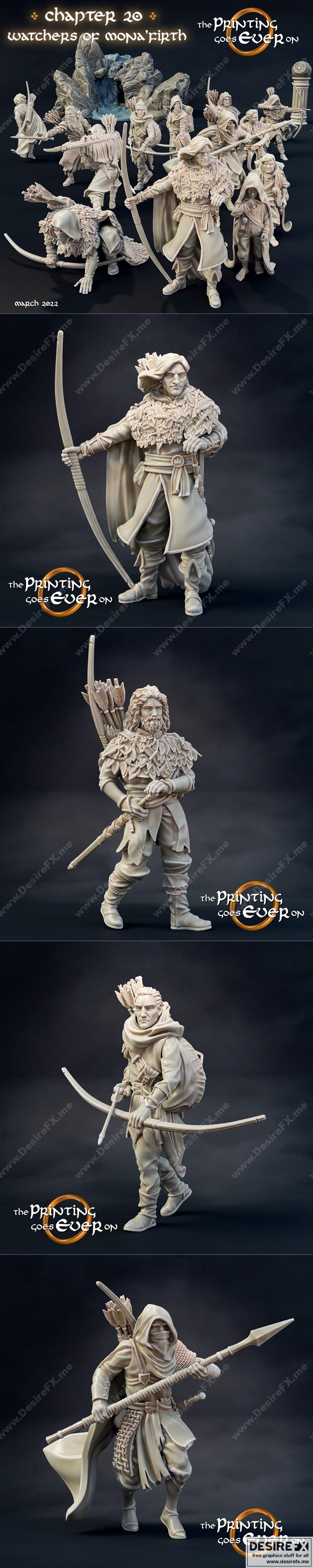 章节20 – 莫娜·菲特的守望者 – 3D打印模型|Chapter 20 – Watchers of Mona Firth – 3D Print Model STL