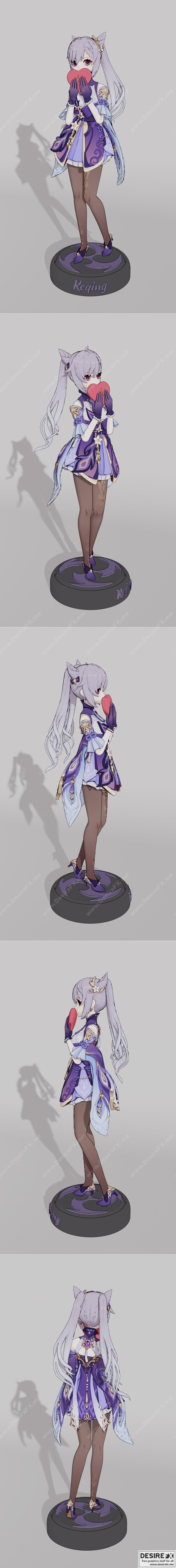 凯亚v2 3D打印模型|Keqing v2 – 3D Print Model STL