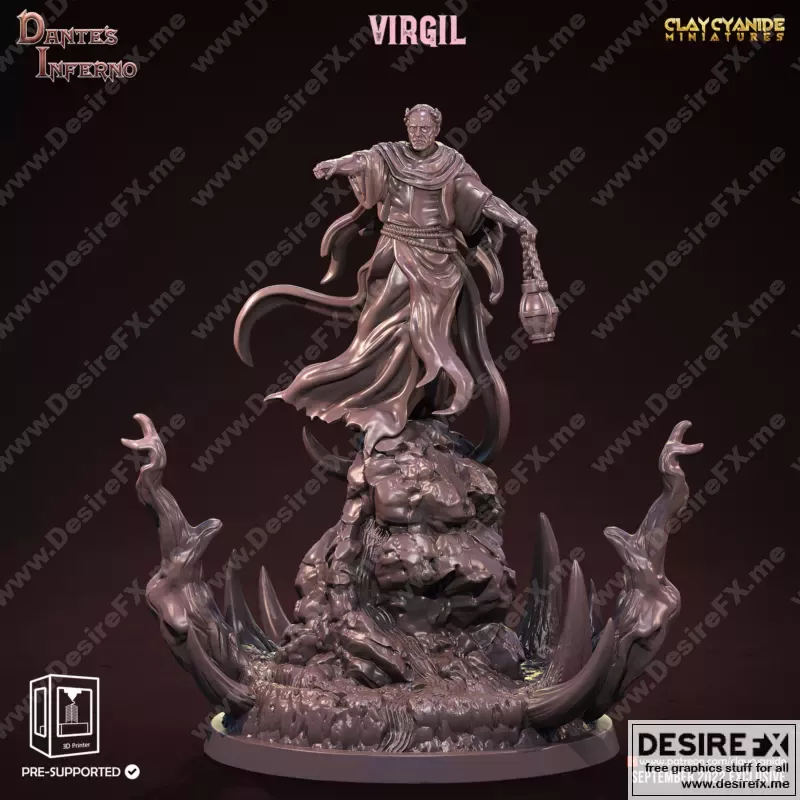维吉尔 3D打印模型|Virgil – 3D Print Model STL