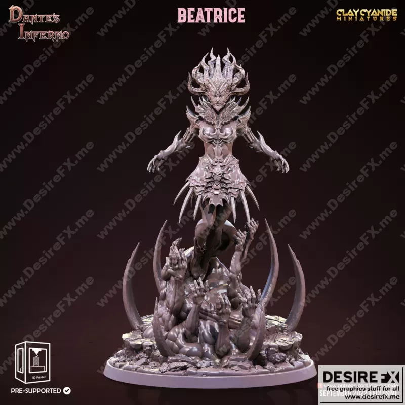 Beatrice 3D打印模型|Beatrice – 3D Print Model STL