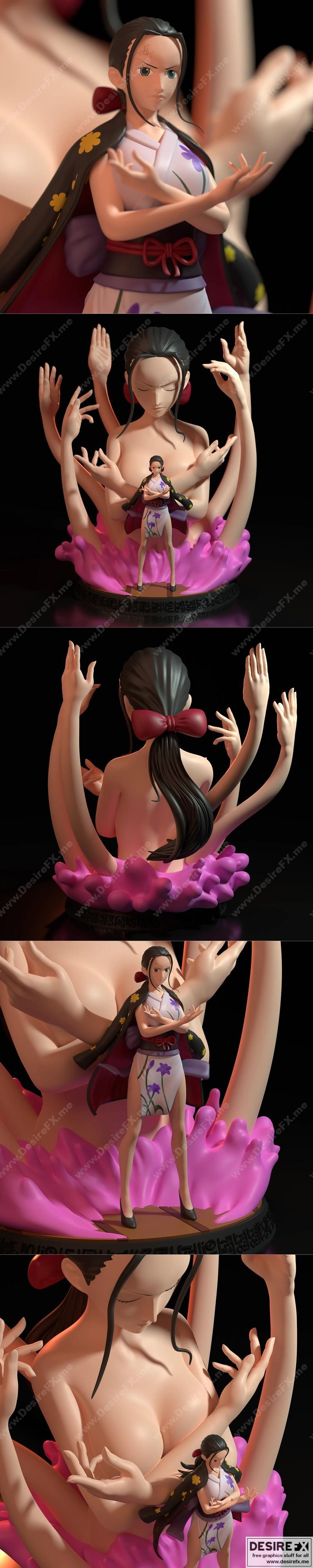 尼古拉·罗宾 - Wano篇章 - 3D打印模型|Nico Robin – Wano Arc – 3D Print Model STL