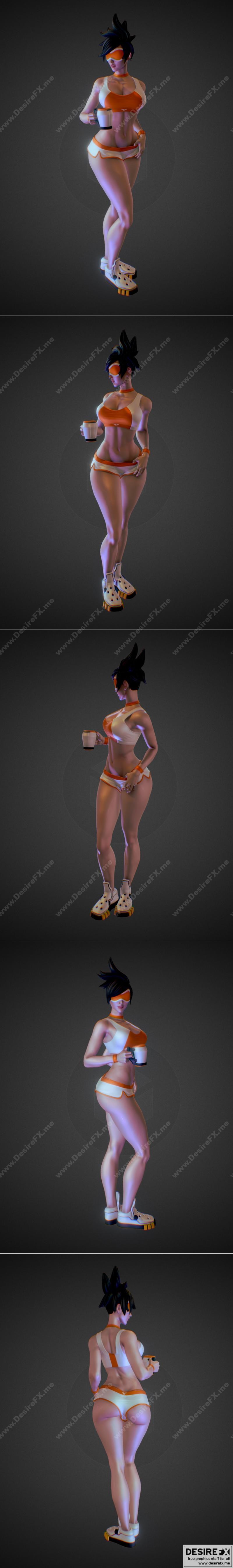 tracer健身之旅 3D打印模型|Tracer goes to the GYM – 3D Print Model STL