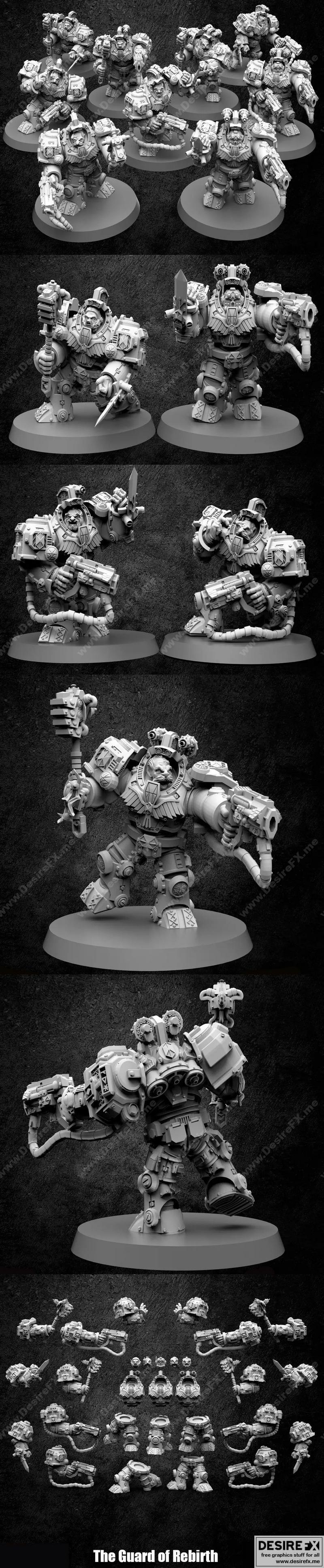 重生之守护者——3D打印模型|The Guard of Rebirth – 3D Print Model