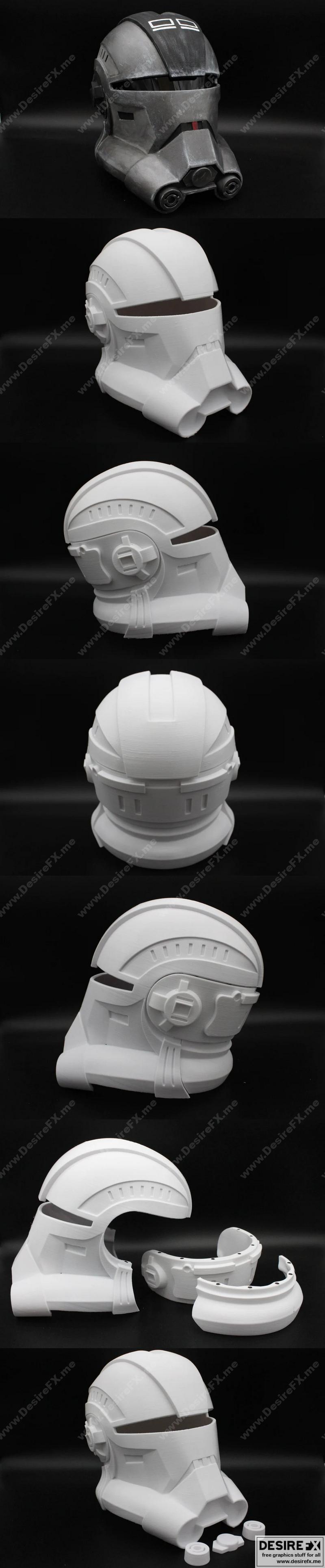 坏批次 Echo头盔 3D打印模型|Echo Helmet Bad Batch – 3D Print Model