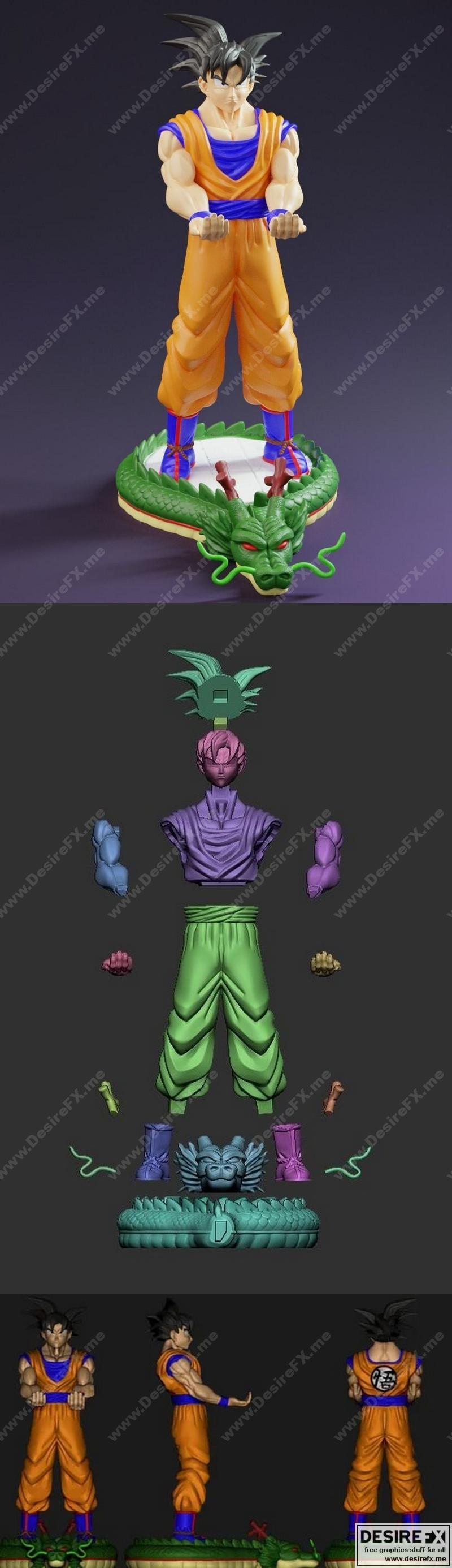 悟空手机支架——3D打印模型|Goku SmartPhone Controller Holder – 3D Print Model