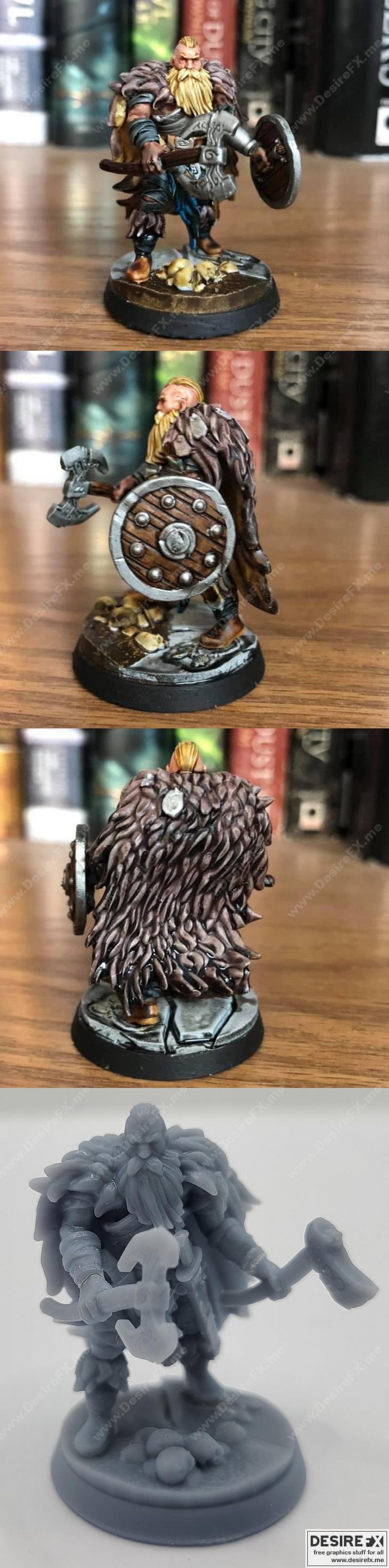 奥拉夫——3D打印模型|Barbarian Olaf – 3D Print Model