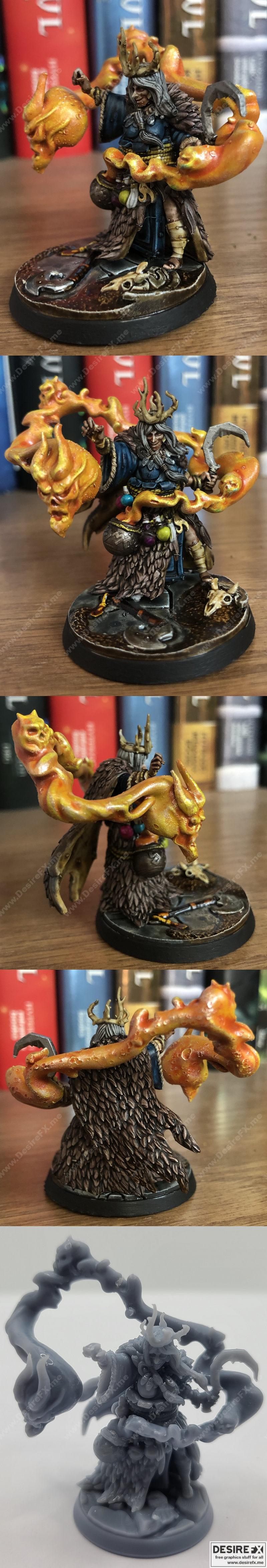 巴比伦玛丽·博格梅因 3D打印模型|Barbarian Martha Bogmaiden – 3D Print Model