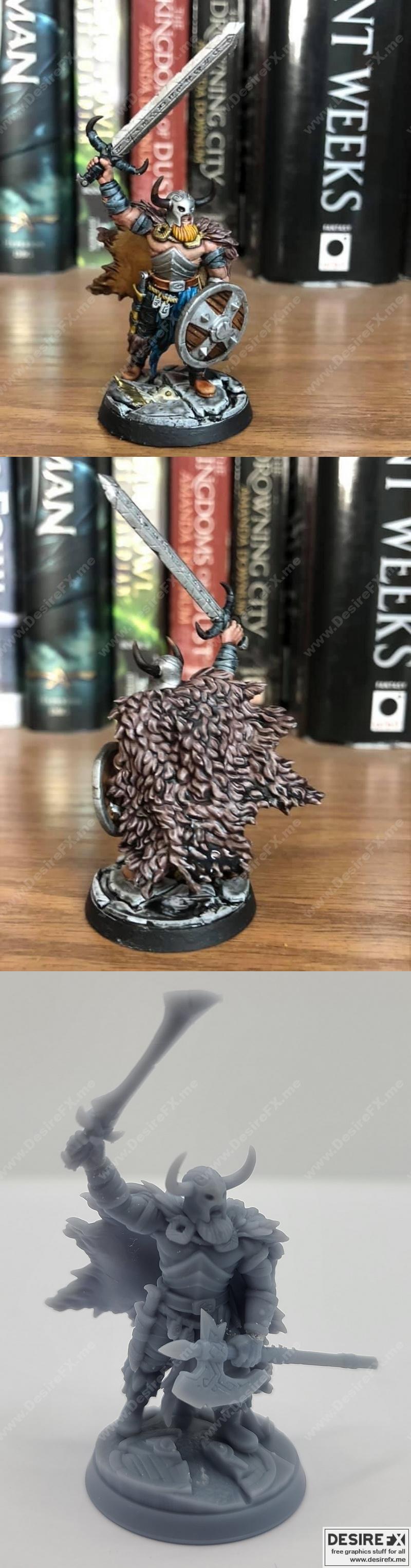 巴比伦之子 3D打印模型|Barbarian Eric – 3D Print Model