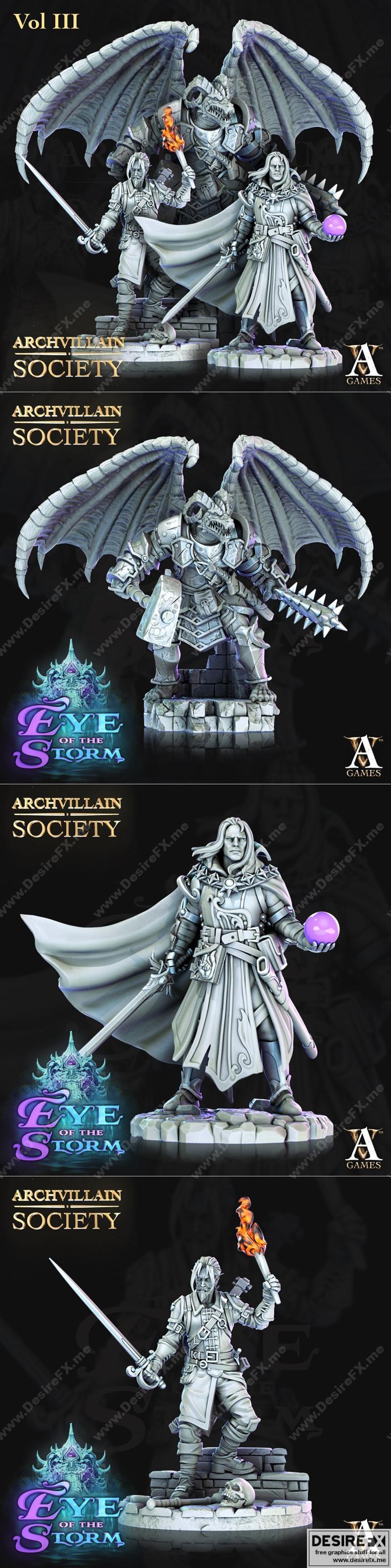 Archvillain Society III 3D打印模型|Archvillain Society Vol.III – 3D Print Model STL