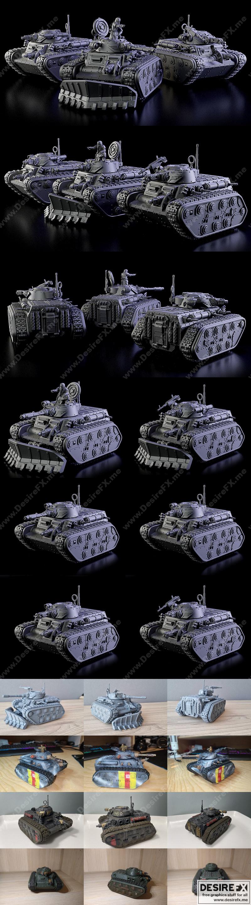 装甲战车模型——帝国军团——3D打印作品|Infantry Fighting Vehicle – Imperial Force – 3D Print Model