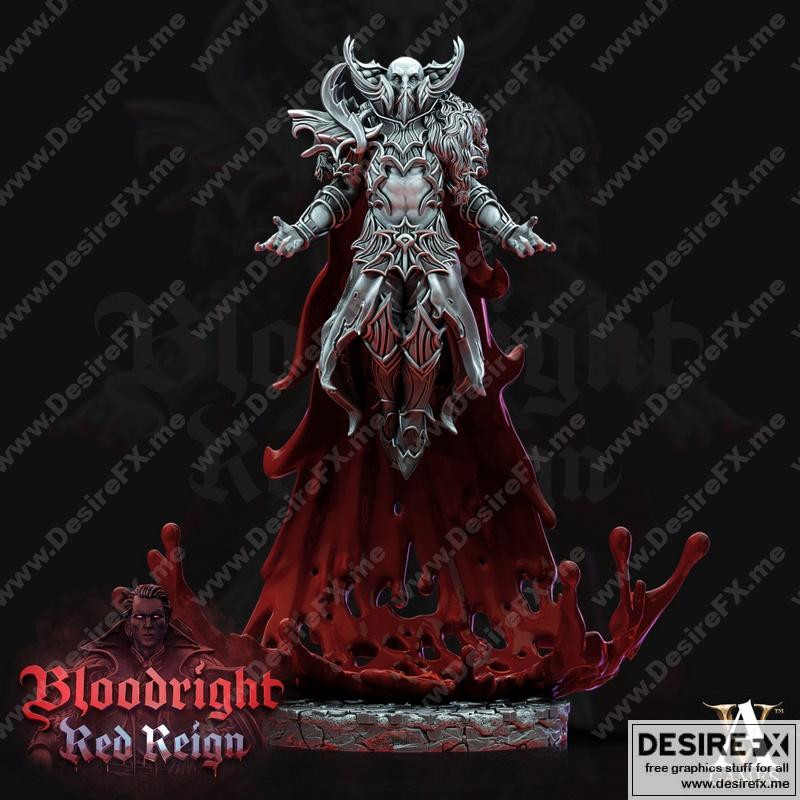 Bloodcloak Pose 3 - 3D打印模型：血cloak姿态3|Bloodcloak Pose 3 – 3D Print Model