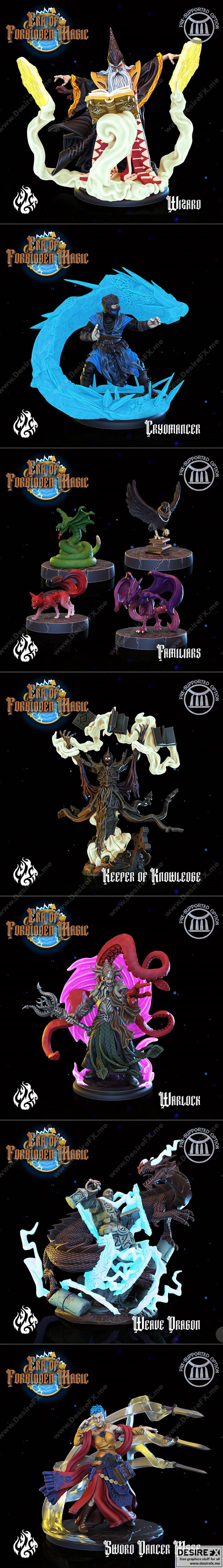 禁咒神forge—— forbidden magic时代 3D打印模型|Crippled God Foundry – Era of Forbidden Magic March 2022 – 3D Print Model STL