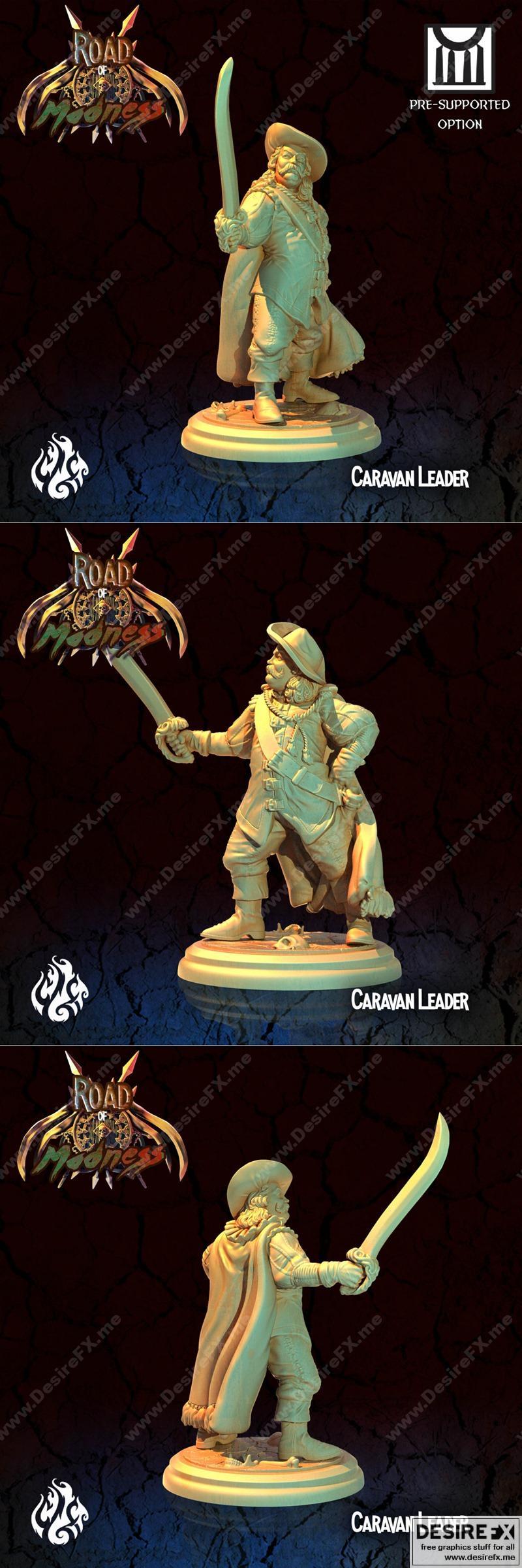 汽车旅居者 3D打印模型|Caravan Leader – 3D Print Model STL