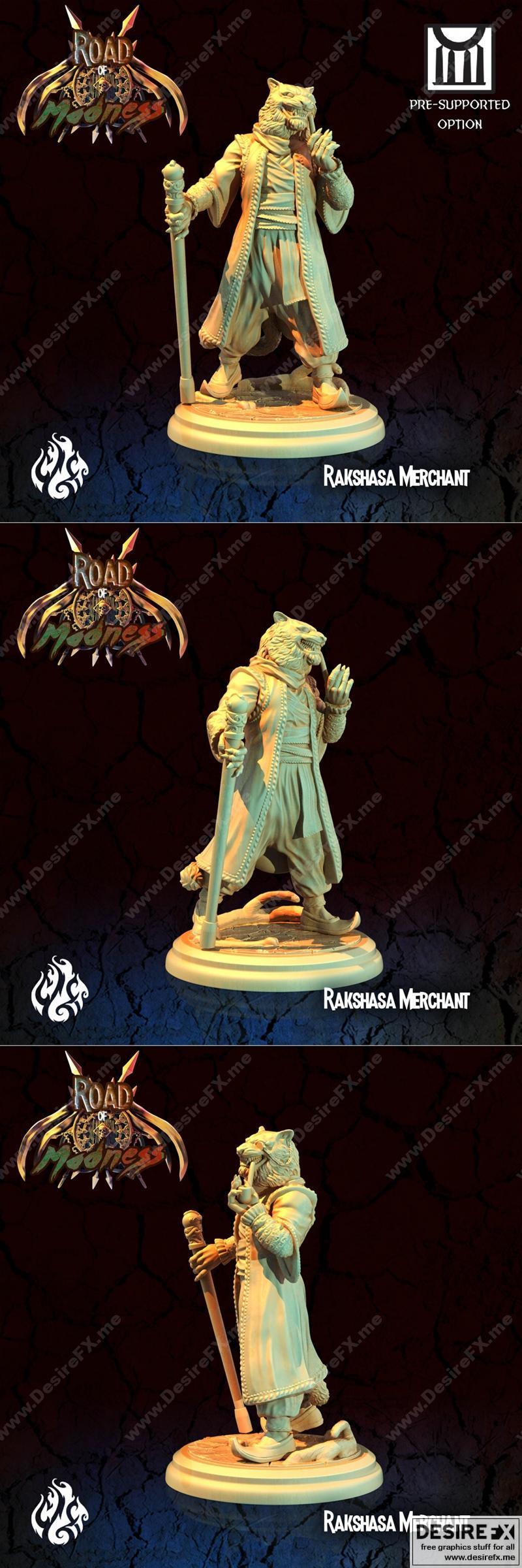 Rakshasa商人 3D打印模型|Rakshasa Merchant – 3D Print Model STL