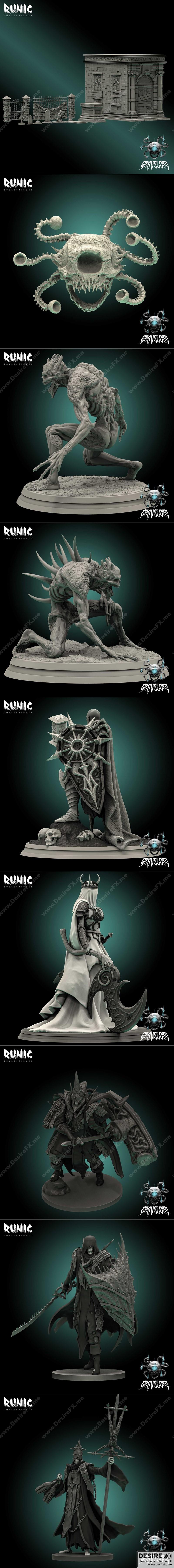 瑞克和莫蒂3D打印模型STL|Runic Collectibles April 2022 – 3D Print Model STL
