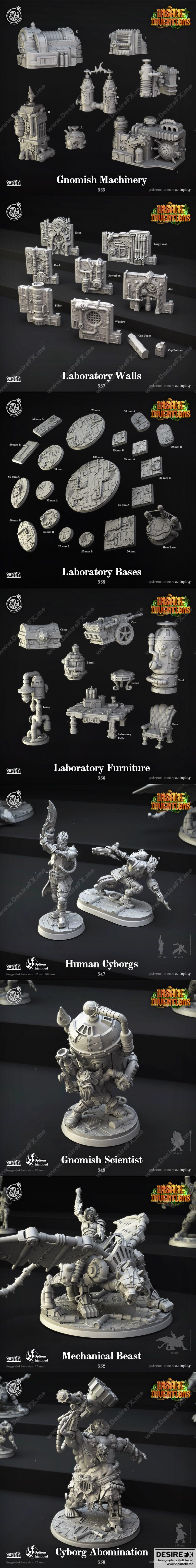 Cast N Play - 2022年疯狂发明系列 3D打印模型|Cast N Play – Insane Inventions July 2022 – 3D Print Model STL