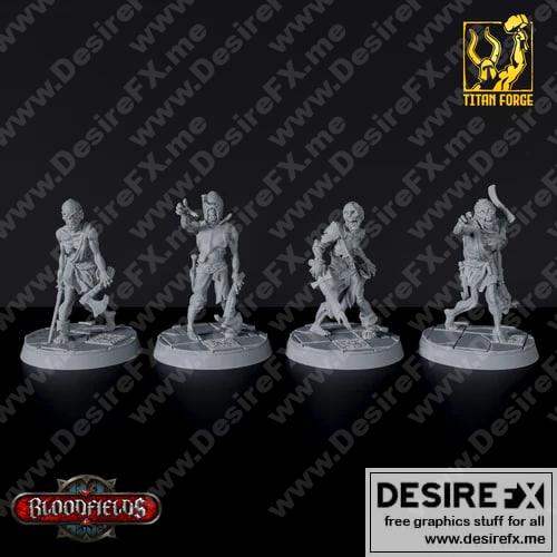 泰坦熔炉：僵尸吸血鬼3D打印模型|Titan Forge Vampires Zombies – 3D Print Model STL