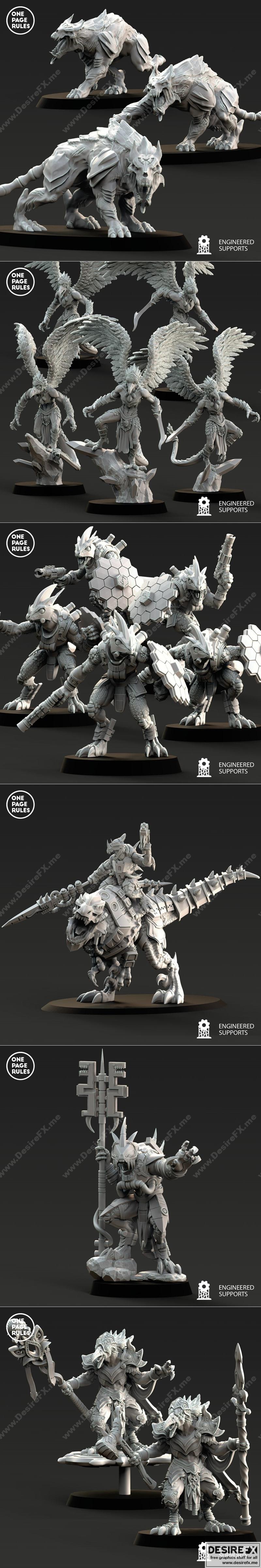 3D打印模型：奥特曼-赛罗奥特曼|One Page Rules August 2022 – 3D Print Model STL