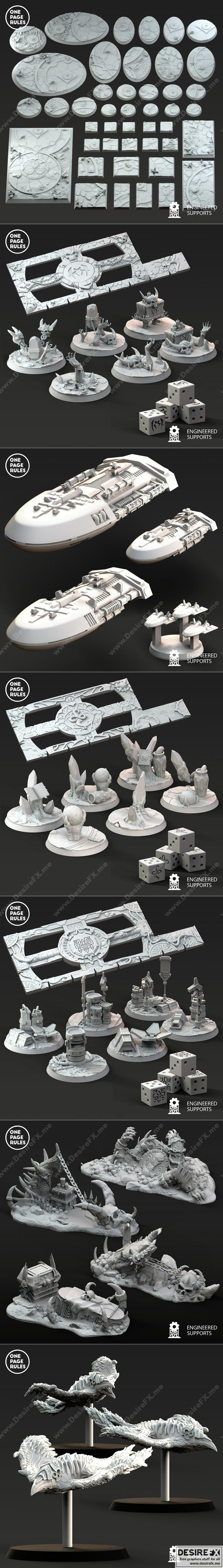 3D打印模型：奥特曼-赛罗奥特曼|One Page Rules August 2022 – 3D Print Model STL