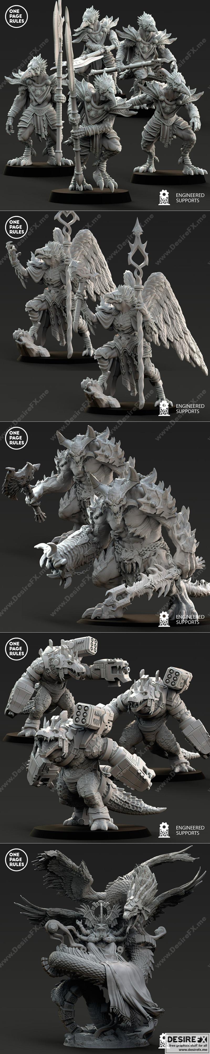 3D打印模型：奥特曼-赛罗奥特曼|One Page Rules August 2022 – 3D Print Model STL