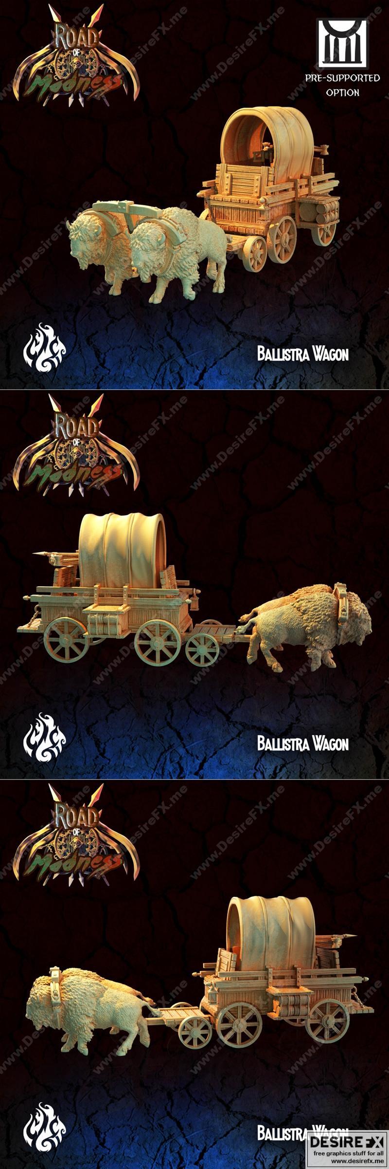 Ballista Wagon 3D打印模型|Ballista Wagon – 3D Print Model STL