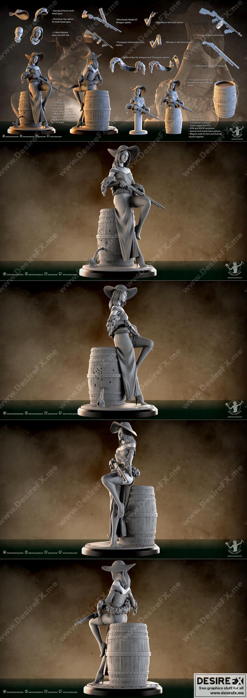 Ritual Casting - Eva 3D打印模型|Ritual Casting – Eva – 3D Print Model STL