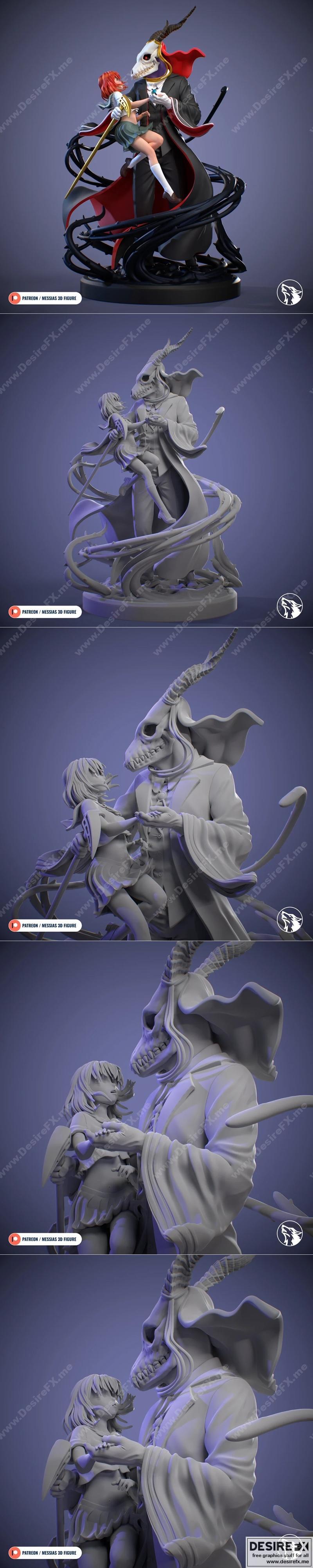 埃利阿斯与奇希 3D打印模型|Elias and Chise – 3D Print Model STL