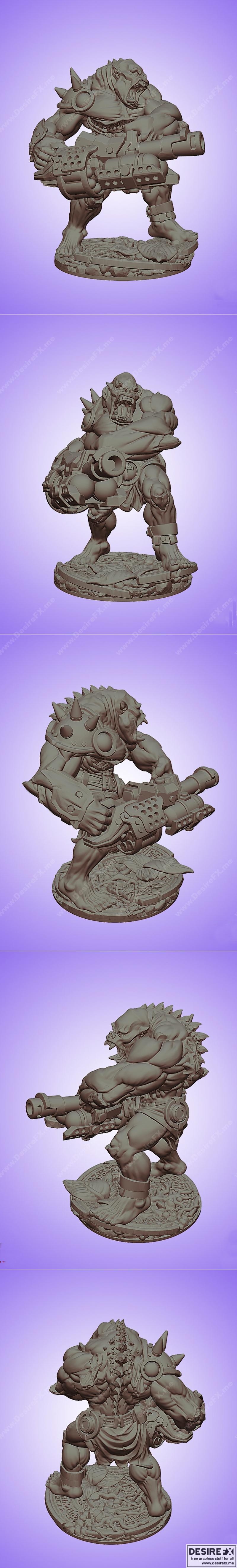 墨尔库里亚·麦克罗塔特 Model 1/3 3D打印模型|Dark Legion Mercurian Maculator Model 1 of 3 – 3D Print Model STL