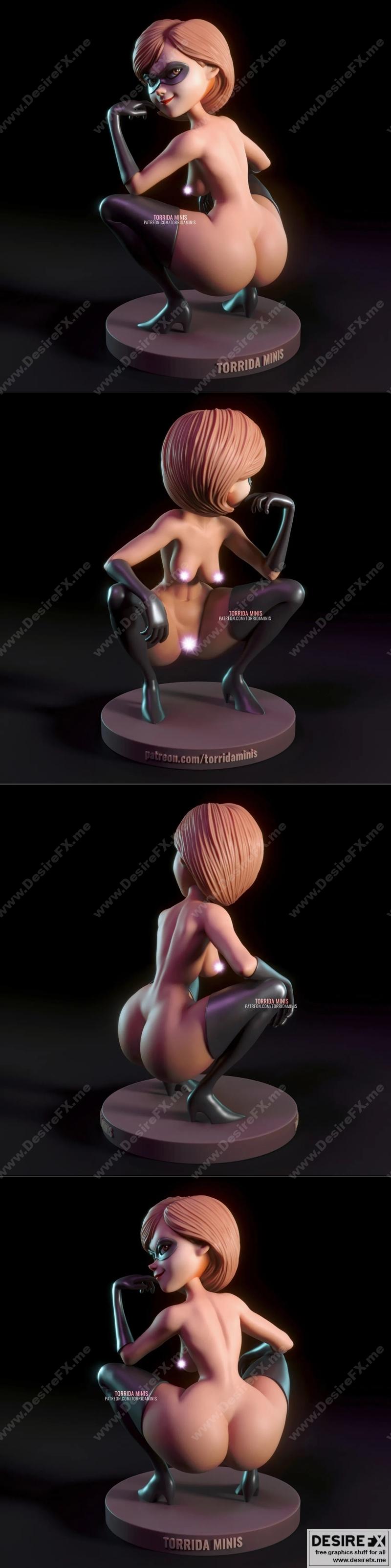 弹性女侠 3D打印模型|Elastigirl – 3D Print Model STL