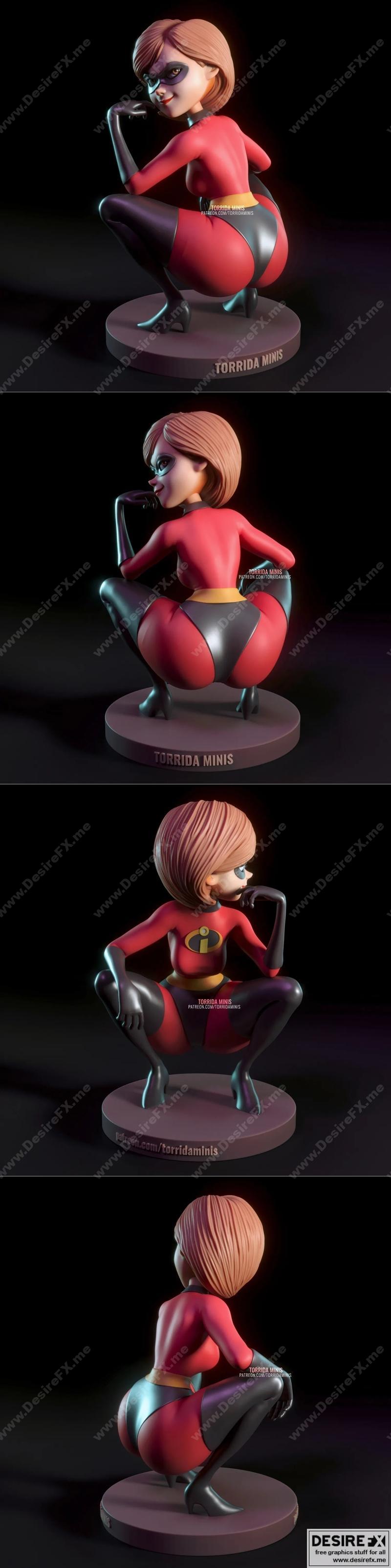 弹性女侠 3D打印模型|Elastigirl – 3D Print Model STL