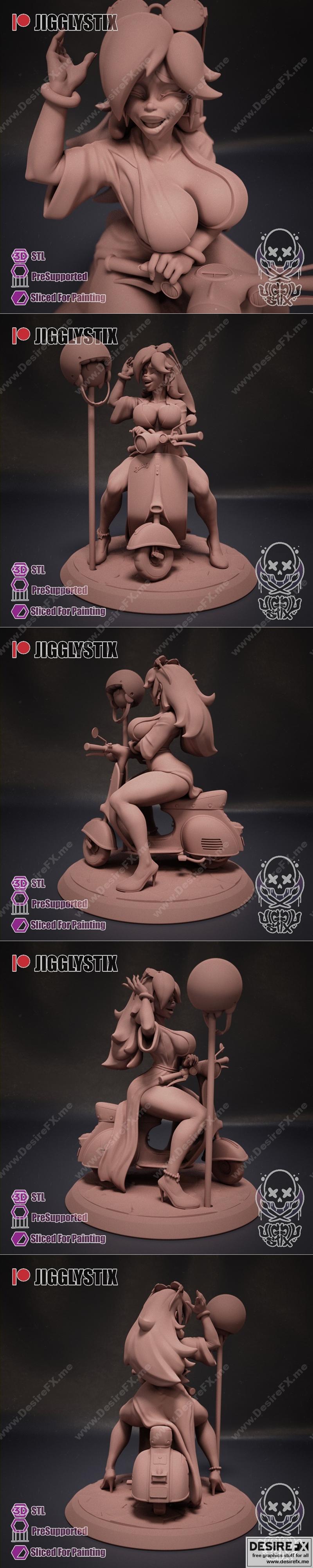 Vespa Rosalina 3D打印模型|Vespa Rosalina – 3D Print Model STL