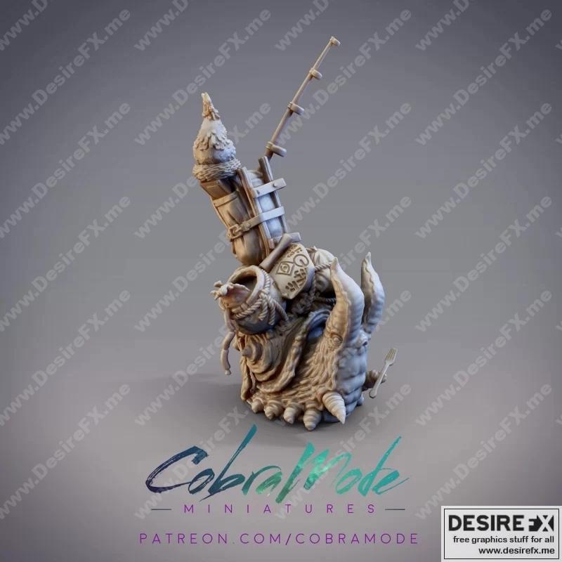 巨型套装蜗牛——3D打印模型|Giant Pack Snail – 3D Print Model STL