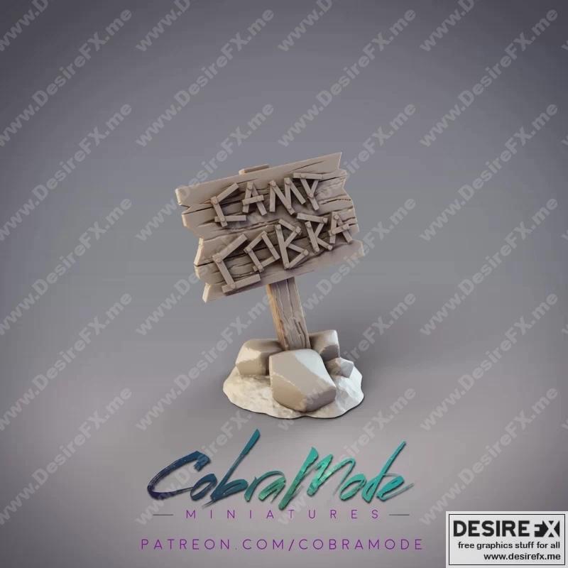 3D打印模型：Camp Sign角色造型|Camp Sign – 3D Print Model STL